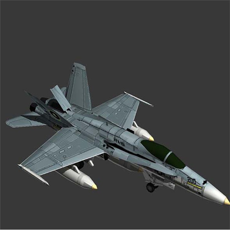 贵定3D舰载战斗机模型